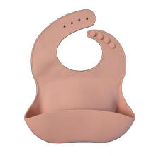 Soft Waterproof Wipeable Cute Pocket Toddler Bibs